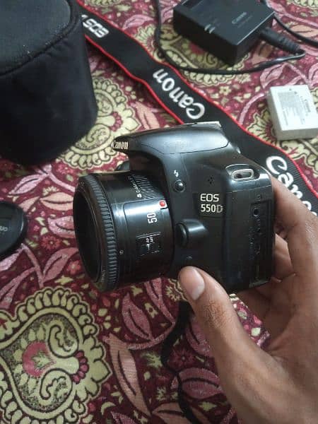 Canon 550d with 50mm lens 3