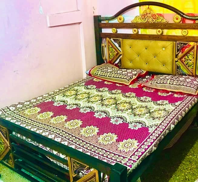 iron bed for sale with mattress 4