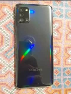 Samsung a31 with box lush condition finger print on screen All ok