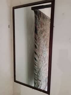 wooden mirror