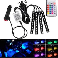 Interior Light With( Remote Control) 48 Led Rgb Light Strip