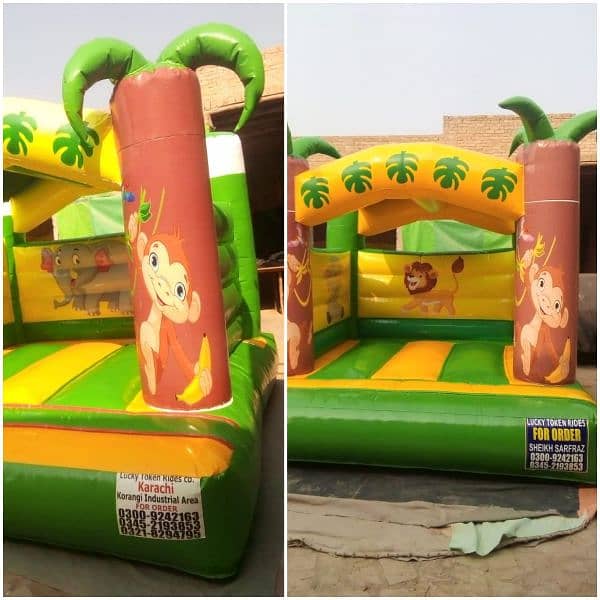 Kids Slide, Kids Swings, Kids Rides, Jhula, Trampoline, Jumping Castle 7