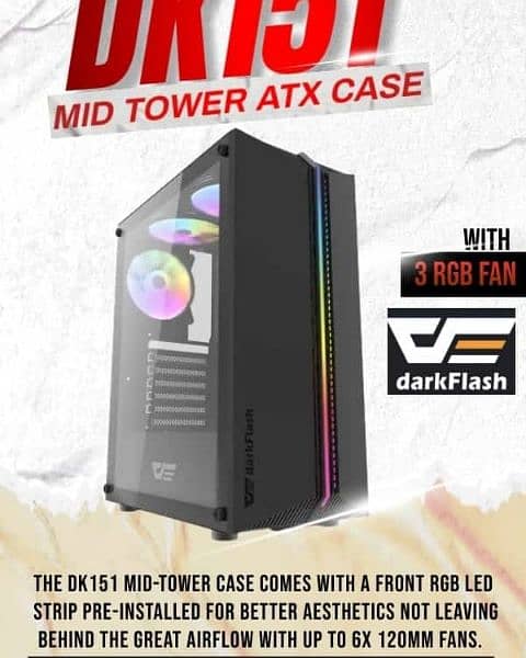 Rgb case/Gaming Processor/Graphics card/Power supply/Ram/Computer 2