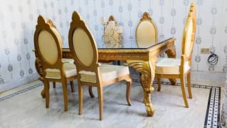 Dining table with 6 chairs