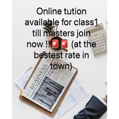 ONLINE CLASSES FROM UK FOR PAKISTANI students (class 1 till masters)