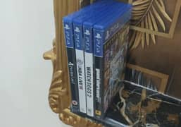 ps 4 slim with 4 dvd