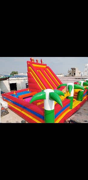 token rides / jumping castle / slides / jhuly / kids / playland/ tramp 15