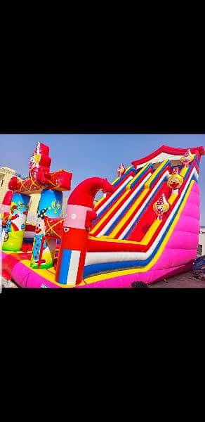 token rides / jumping castle / slides / jhuly / kids / playland/ tramp 17