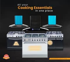 COOKING RANG 27 34 inch/ KITCHEN LPG GAS cabnat/ AIR HOOD /03114083583