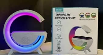 Wireless Charging Bluetooth Speaker Lamp | Delivery Available