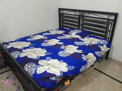 iron bed in fine condition only bed. metress not avl