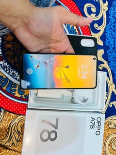 Oppo A78 8+8expand 256gb memory 2024