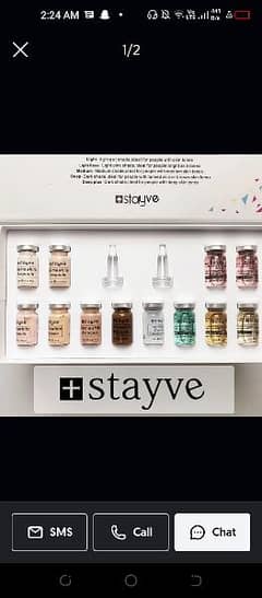 Stayve Dermawhite BB Glow Foundation Ampoule Range - Complete Kit