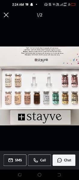 Stayve Dermawhite BB Glow Foundation Ampoule Range - Complete Kit 0