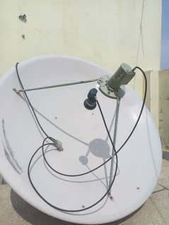Dish Antenna with Receiver and Satellite Device