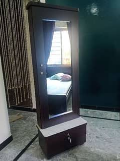 full length mirror with back drawers
