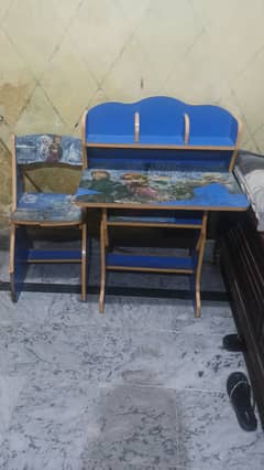 Kids study table with chair