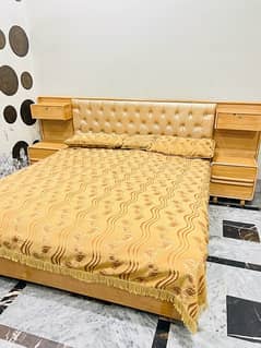 King Size Master Bed with Spring Matress