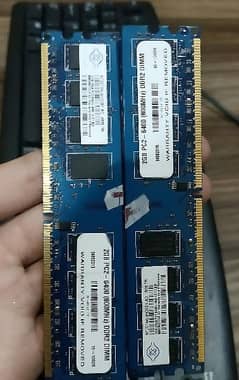 2×2 Rams ( 4gb ddr2 ) 800 MHz