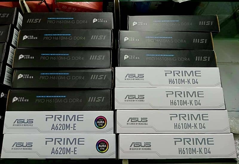 intel i5 12400F/Ryzen 5 7500F/gigabyte B550m/Asus h610m-k/msi H60m 2