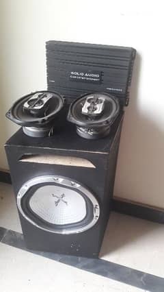 car sound system complete urgent sale