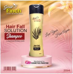 gold finch shampoo for silky shiny hair. .