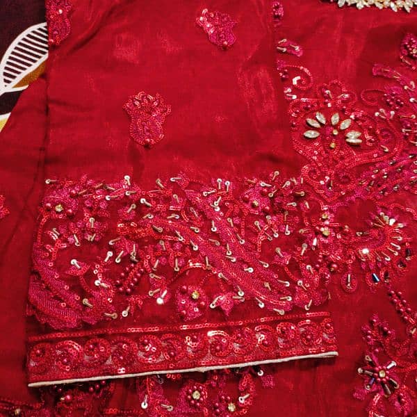 Full Heavy Stone work with Embrodery3piece stitch dress design imrozia 3