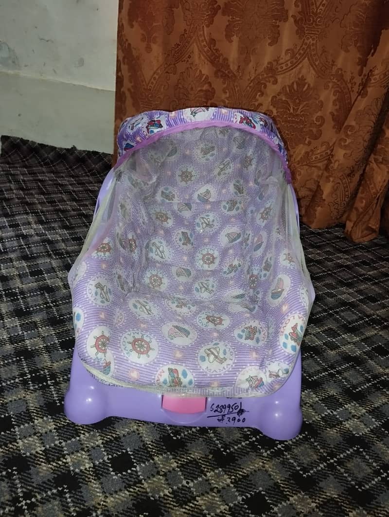 Portable Cot for Infants with Mosquito Net 1