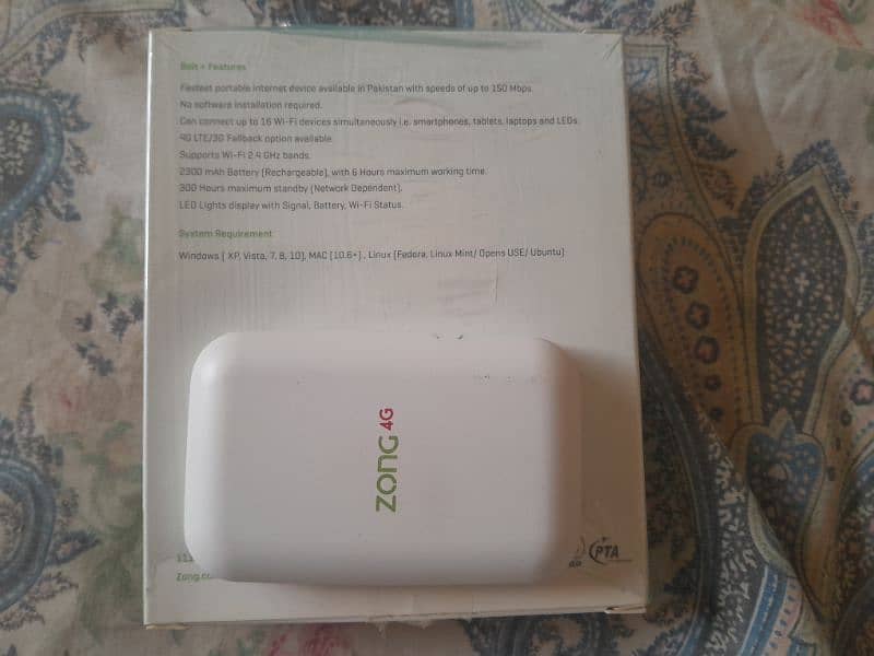 ZONG 4G BOLT+ 3