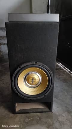 Car sound system with amplifier and extra speakers