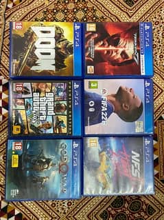 ps4 Games - GTA 5 / FIFA 22/ God of war / Taken 7 / NFS Heat / Dhoom/