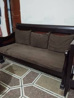 wooden sofa set 5 seater