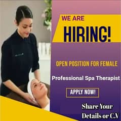 We are Hiring For our Center Opportunity For Female Only