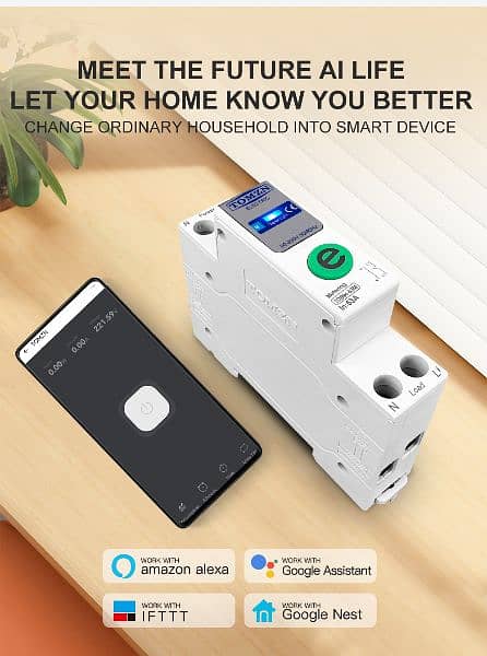 TOMZN wifi smart breaker 1