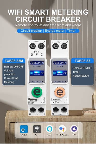 TOMZN wifi smart breaker 4