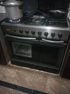 cooking range. . . .