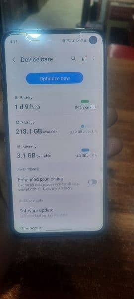 Samsung Galaxy s10e 8gb ram 256gb memory 5