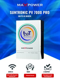 Maxpower Hybrid Solar Inverter, Suntronics 7000 Pro 6KWatt