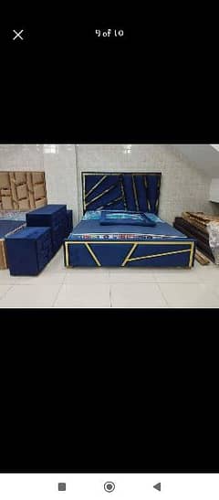 Bed set / king size bed / double bed / bed /poshish bed / brass bed