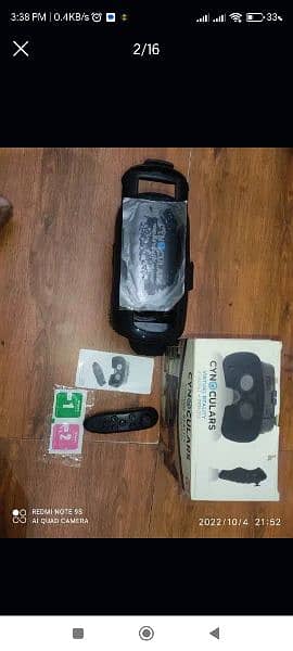 Virtual Reality Headset with remote for sale 1