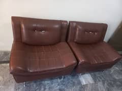 Sofa set 7 seater leather