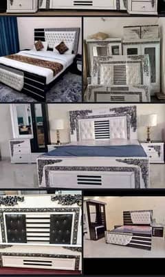 Bed set / king size bed / double bed / bed / wooden bed / bedroom set