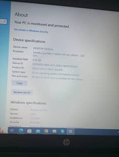 Hp core i3 Ram 8 GB SSD 128 HHD 320 GB