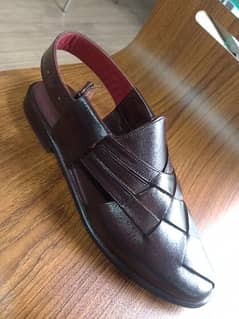 Original cow leather peshawari chapal.