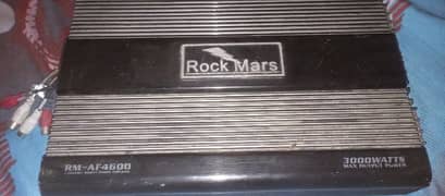 rock mars amplifier 3000 watts 15 days used box gum gya ha 0