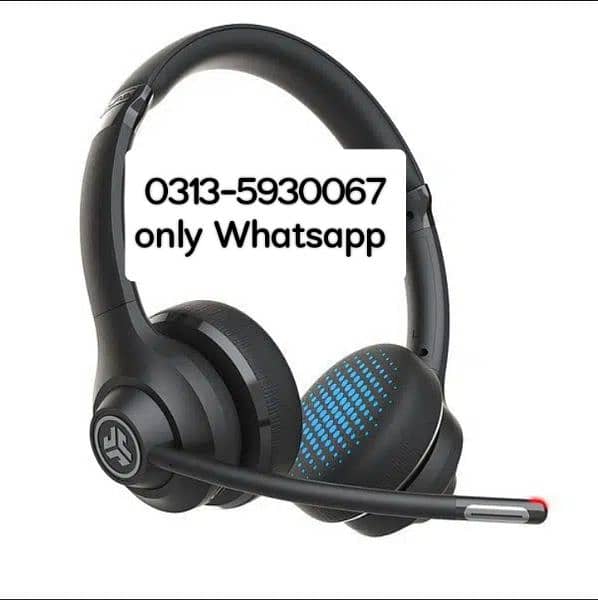 wireless Bluetooth calling headset type c JLab go work headphones 0