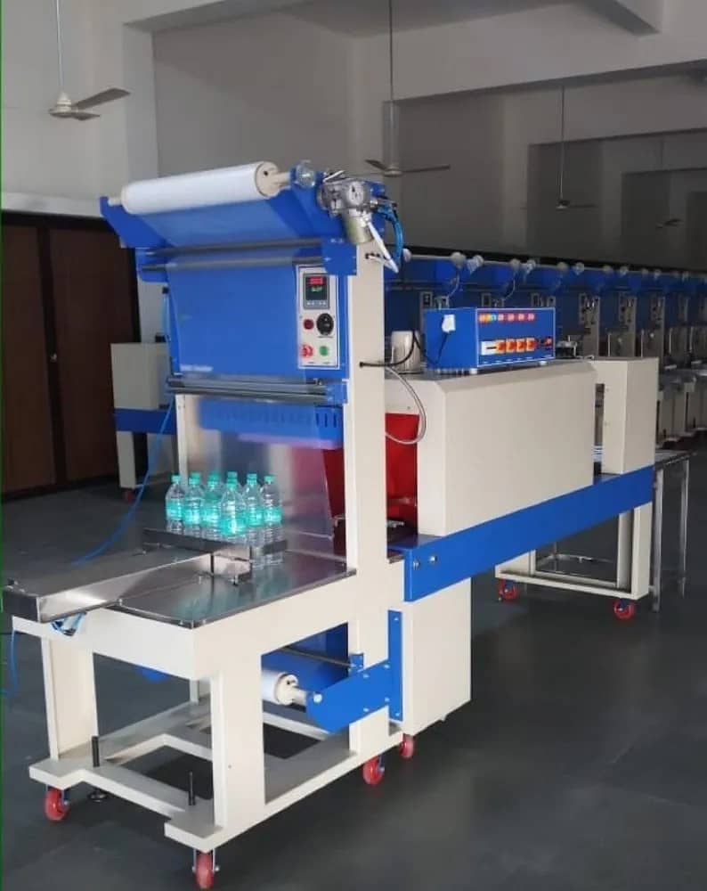 Box Carton Pet Making Bottle Auto Shrink Tunnel Wrap Packing Machine 0