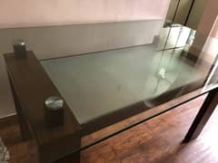 Double Glass Dining table