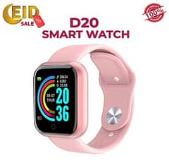 D20 smart watch pink