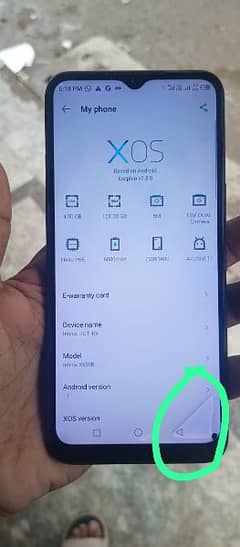 Infinix hot 10i 4/128Gb with box exchange possible